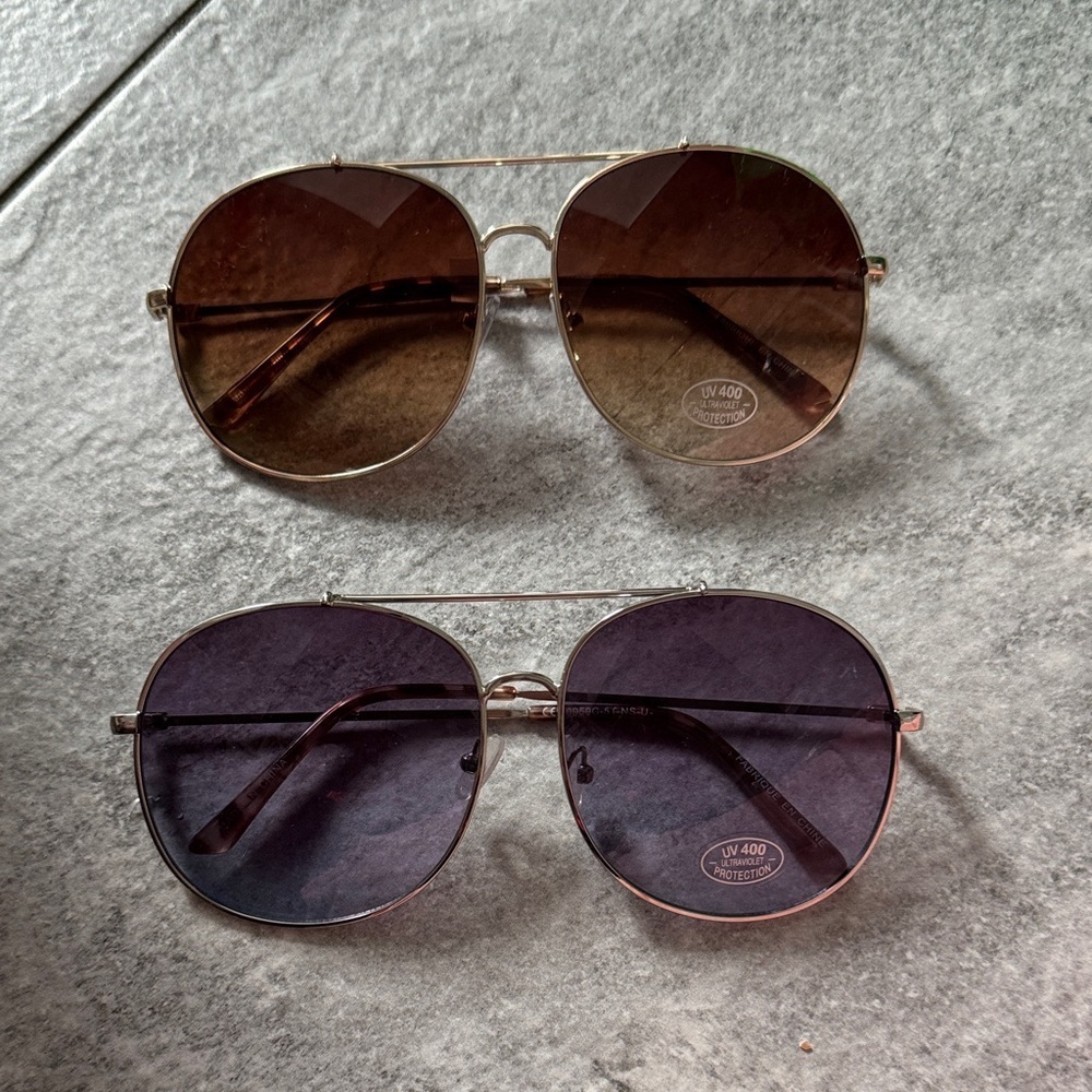 Stylish Aviator Sunglasses Set